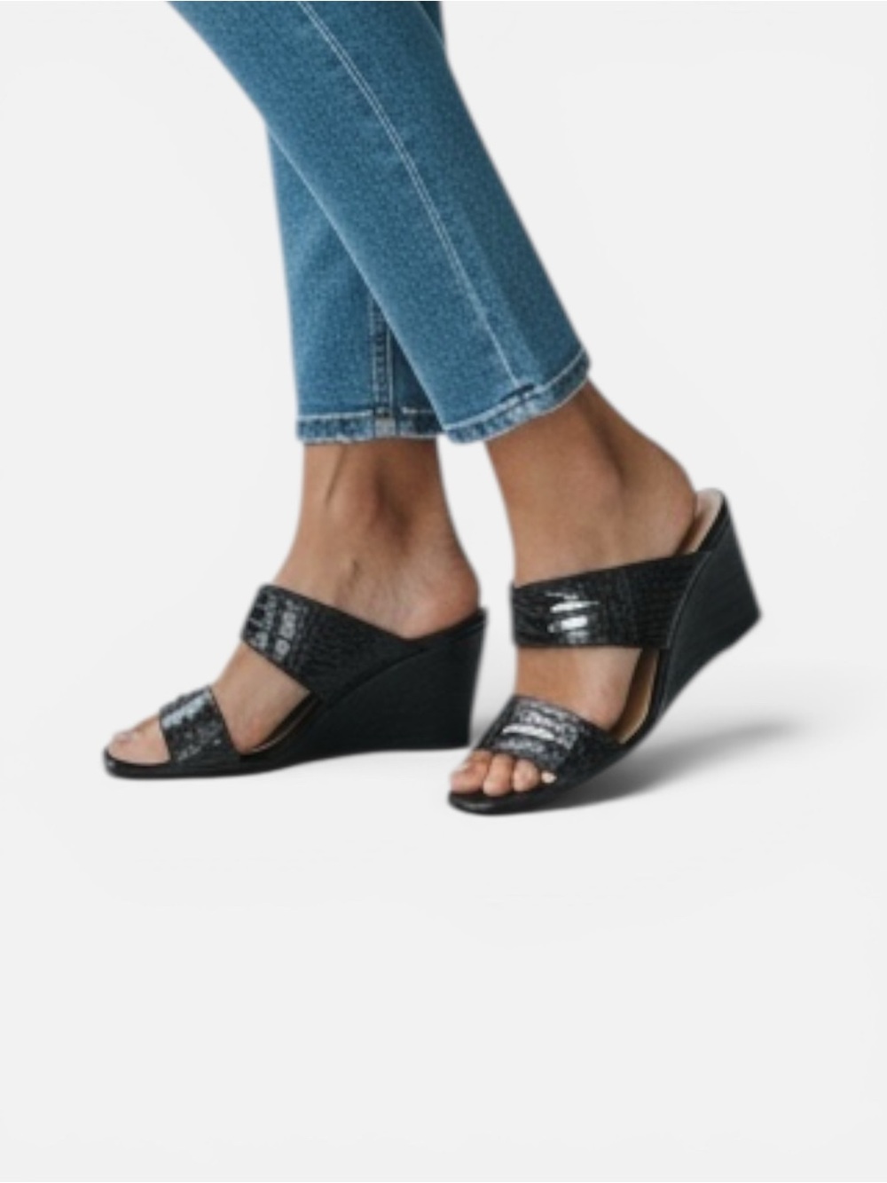 Naturalizer 27 Edit Womens Vennice Leather Sandals Black. Size 9 Like Ne…